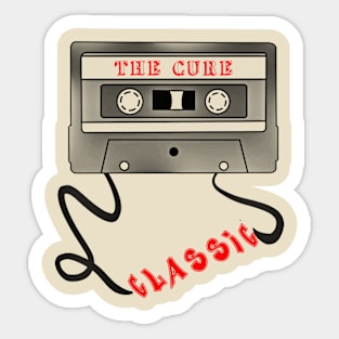 the cure visual art Sticker